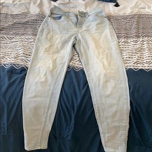 light blue jeans